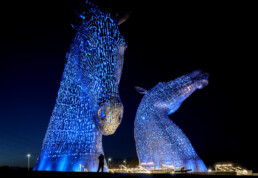 Kelpies at Night