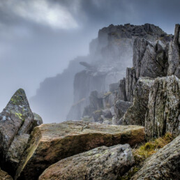 Misty Tryfan Summit