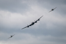 BBMF Lancaster and Spitfires